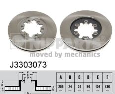 Bremsscheibe NEU, vorne, Mazda B-Serie UN, 1-Kolben-Bremsanlage!
